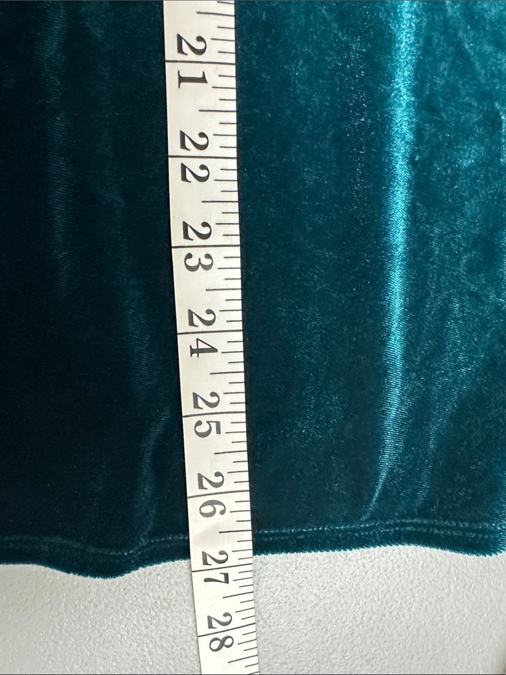 ⭐️Susan Graver Open-Front Velvet Cardigan Sweater - Teal - Picture 10 of 10